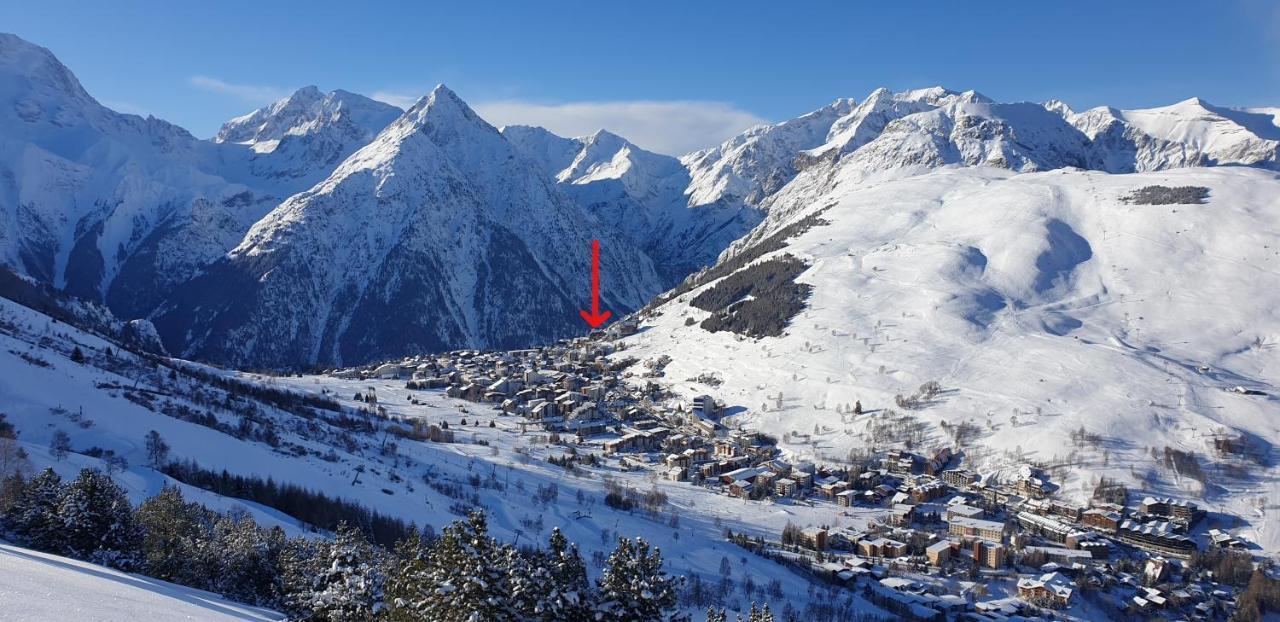 Studio Alpheratz Forest - 1 à 3 pers - WIFI, balcon, vue piste et glacier Muzelle, calme, proche commerces et pistes- TSC Super Venosc à 80m Les Deux Alpes Extérieur photo